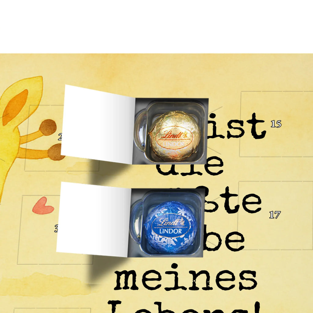 Chocolate advent calendar giraffe child Design Africa, mum, favourite person, child, son, daughter, mother