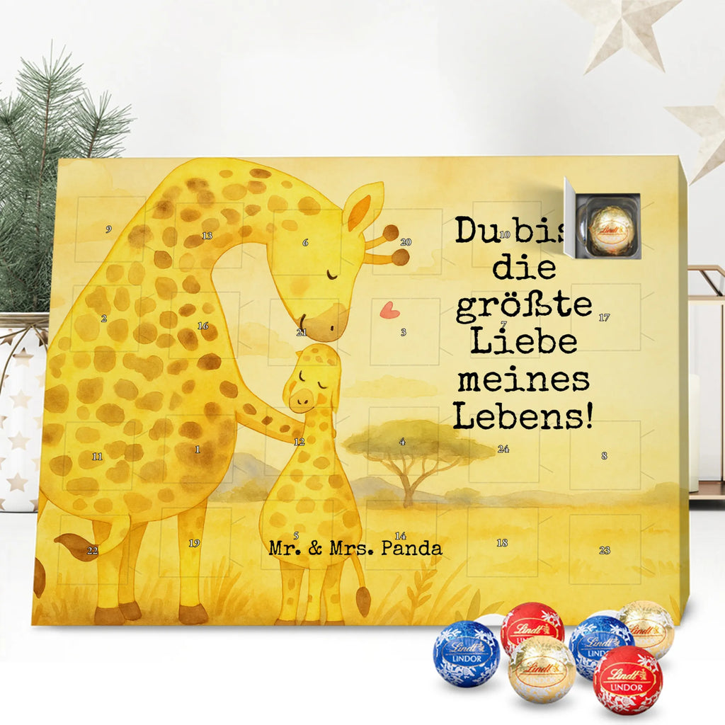 Chocolate advent calendar giraffe child Design Africa, mum, favourite person, child, son, daughter, mother