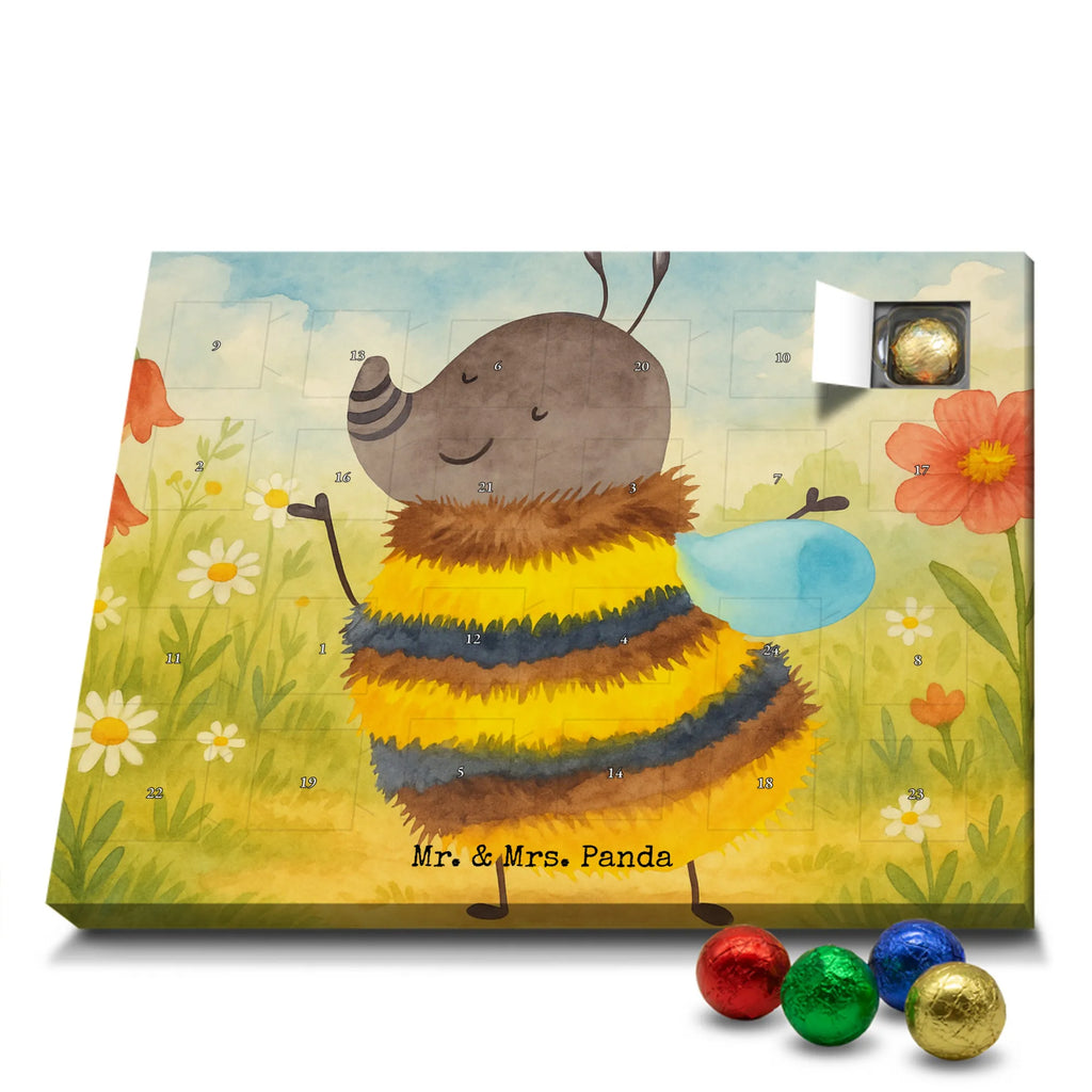 Chocolate advent calendar bumblebee fluffy Design card, gift ideas, gifts, small animals, cute, cute animal motives, hand drawn, funny sayings, good mood, special gifts, animal lover, Flower, Bumblebee, Fluffy, Nature