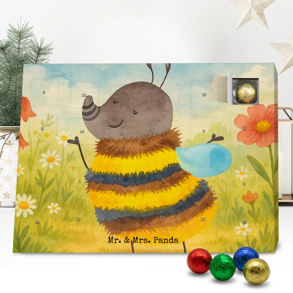 Chocolate advent calendar bumblebee fluffy Design card, gift ideas, gifts, small animals, cute, cute animal motives, hand drawn, funny sayings, good mood, special gifts, animal lover, Flower, Bumblebee, Fluffy, Nature