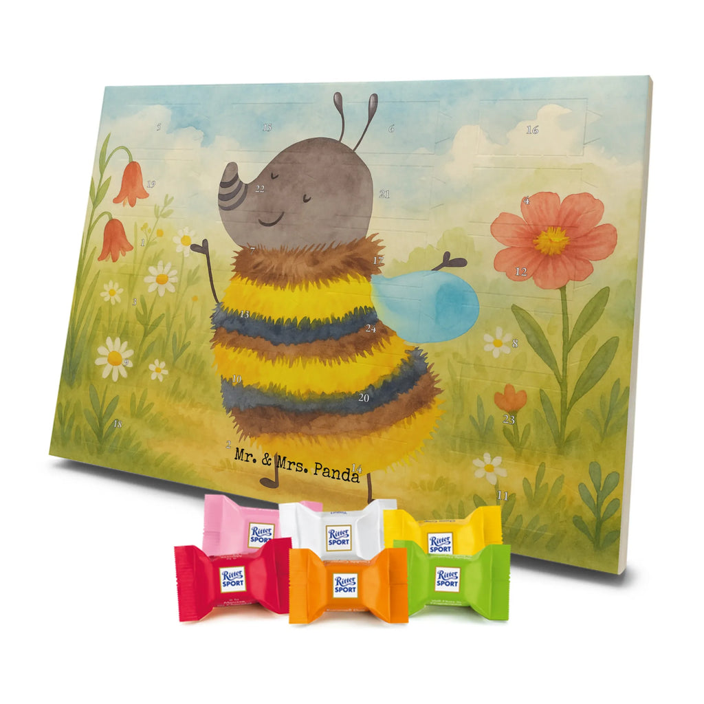 Chocolate advent calendar bumblebee fluffy Design card, gift ideas, gifts, small animals, cute, cute animal motives, hand drawn, funny sayings, good mood, special gifts, animal lover, Flower, Bumblebee, Fluffy, Nature