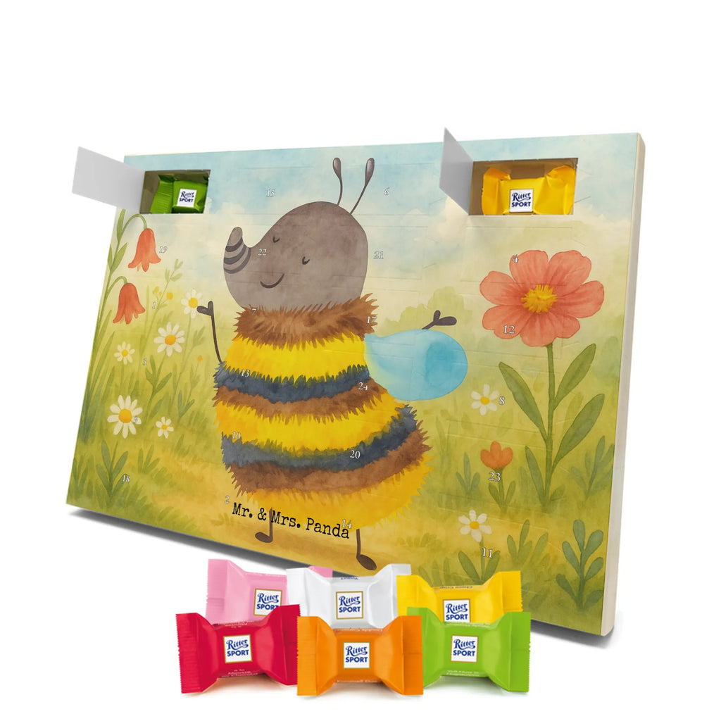 Chocolate advent calendar bumblebee fluffy Design card, gift ideas, gifts, small animals, cute, cute animal motives, hand drawn, funny sayings, good mood, special gifts, animal lover, Flower, Bumblebee, Fluffy, Nature