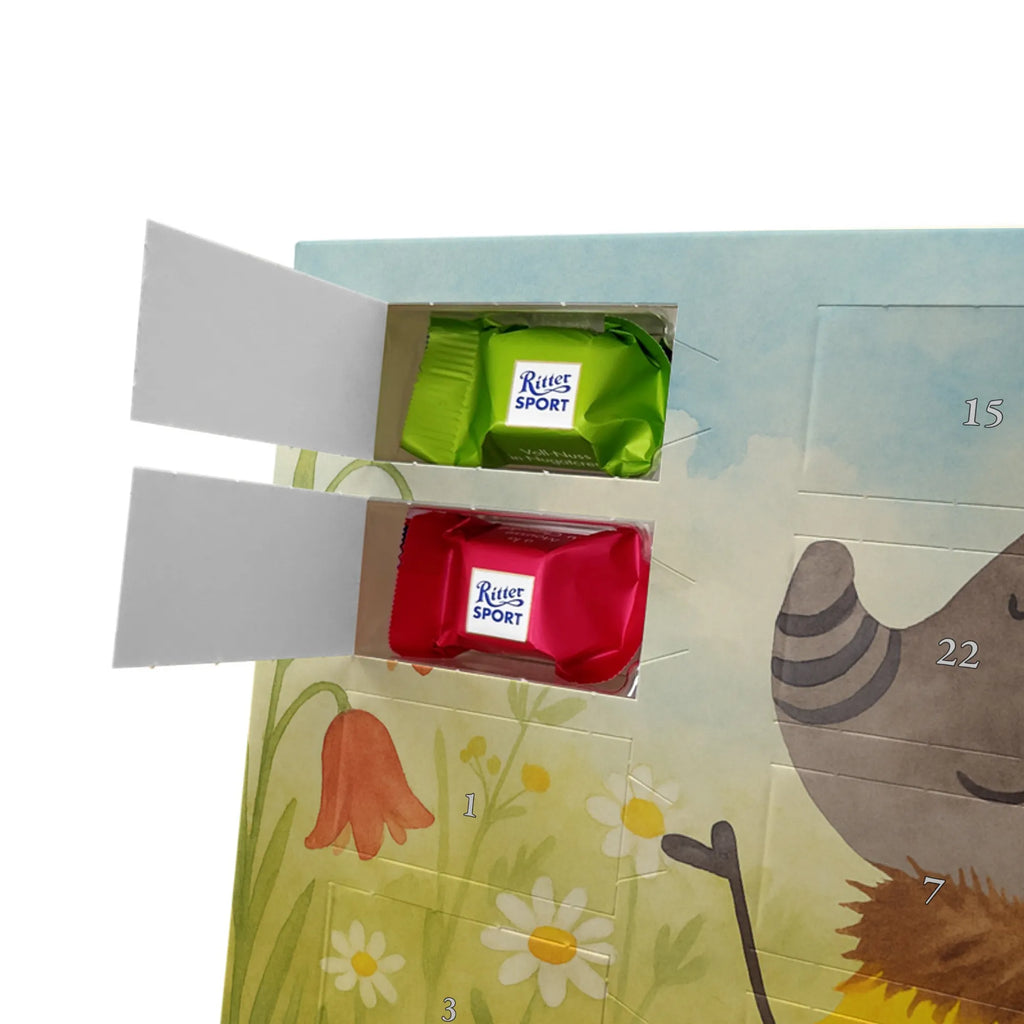 Chocolate advent calendar bumblebee fluffy Design card, gift ideas, gifts, small animals, cute, cute animal motives, hand drawn, funny sayings, good mood, special gifts, animal lover, Flower, Bumblebee, Fluffy, Nature