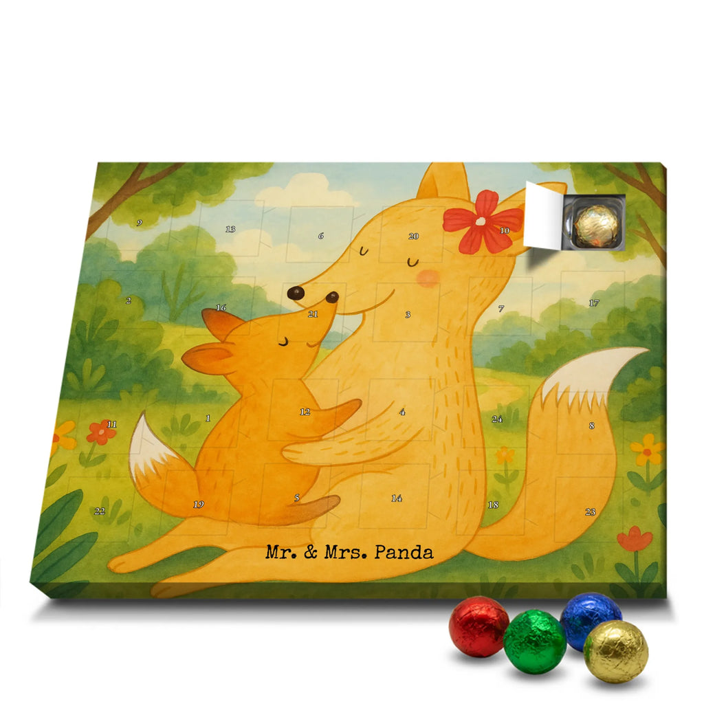 Chocolate advent calendar Fox mummy Design Father's Day, Mother's Day, best daughter, favourite daughter, daughter, mother, present