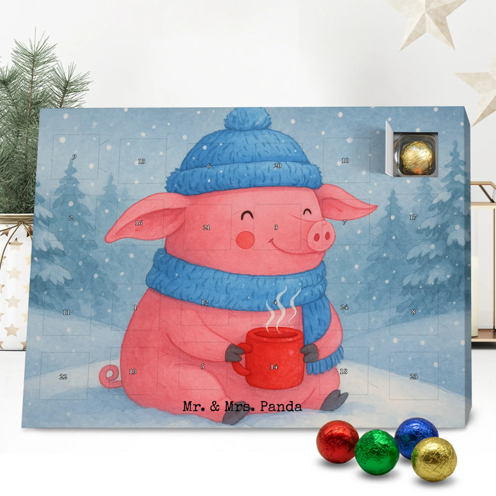 Chocolate advent calendar Pig Mulled wine Design Christmas time, snow, mulled wine, mulled pig, Christmas market, punch