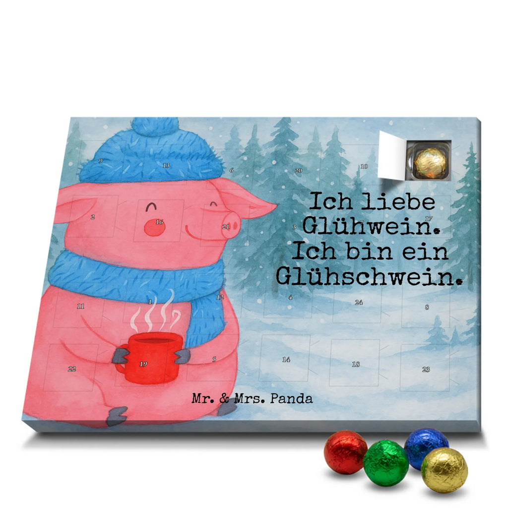 Chocolate advent calendar Pig Mulled wine Design Christmas time, snow, mulled wine, mulled pig, Christmas market, punch