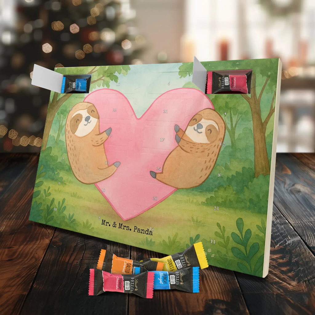 Chocolate advent calendar sloths Heart Design Loving, Two, Together, Marriage, Proposal of marriage, Love gift, gift for her, gift for him, anniversary gift, Valentine&#39;s Day Gift for Women Love Gift Anniversary Wedding Anniversary Party Favor Gift for Girlfriend Gift for Partner Boyfriend Gift Token of Love for Men for Husband