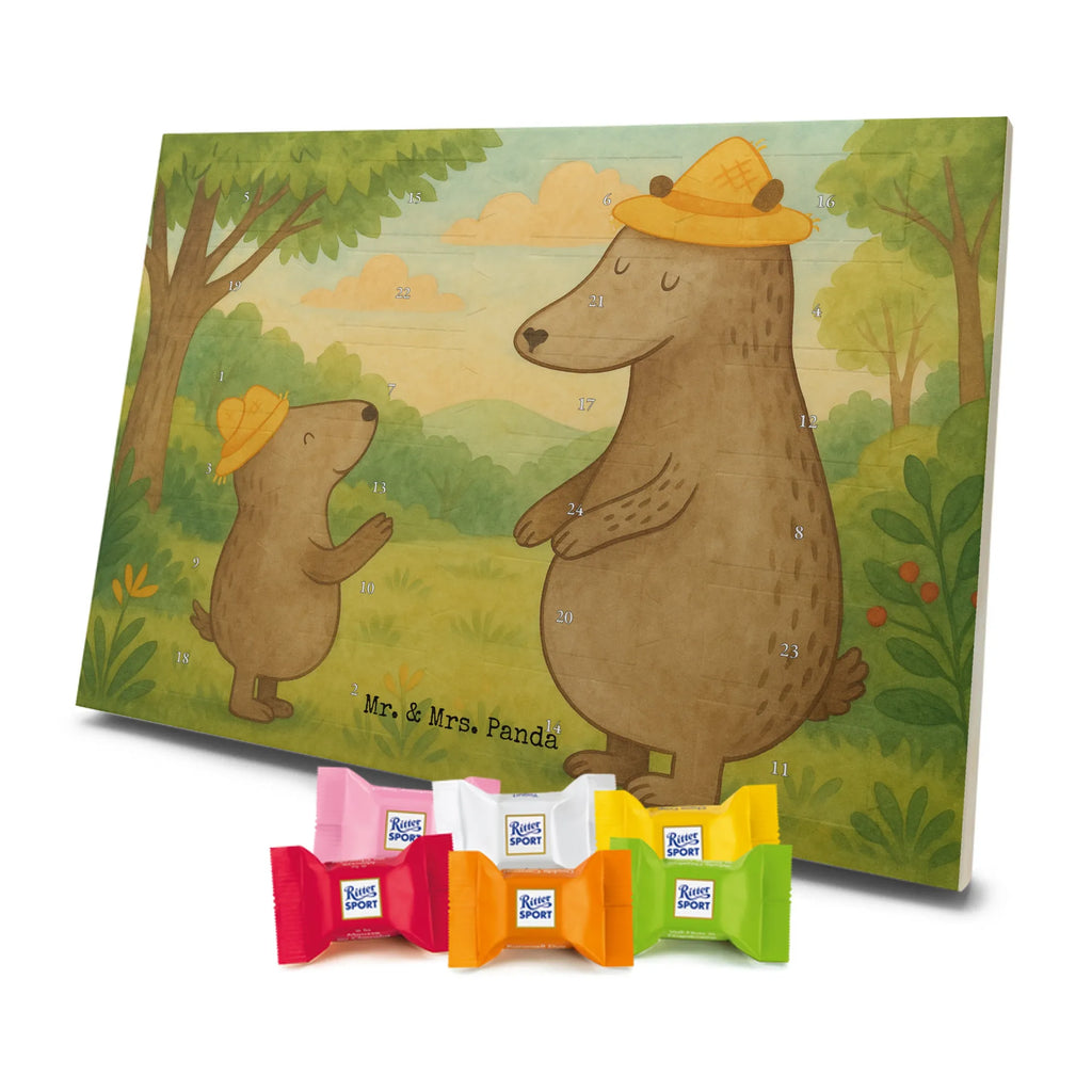 Chocolate advent calendar Bears with hats Design Father's Day, Mother's Day, father, role model, son, sons, children, favourite person, father-son, child, father's day