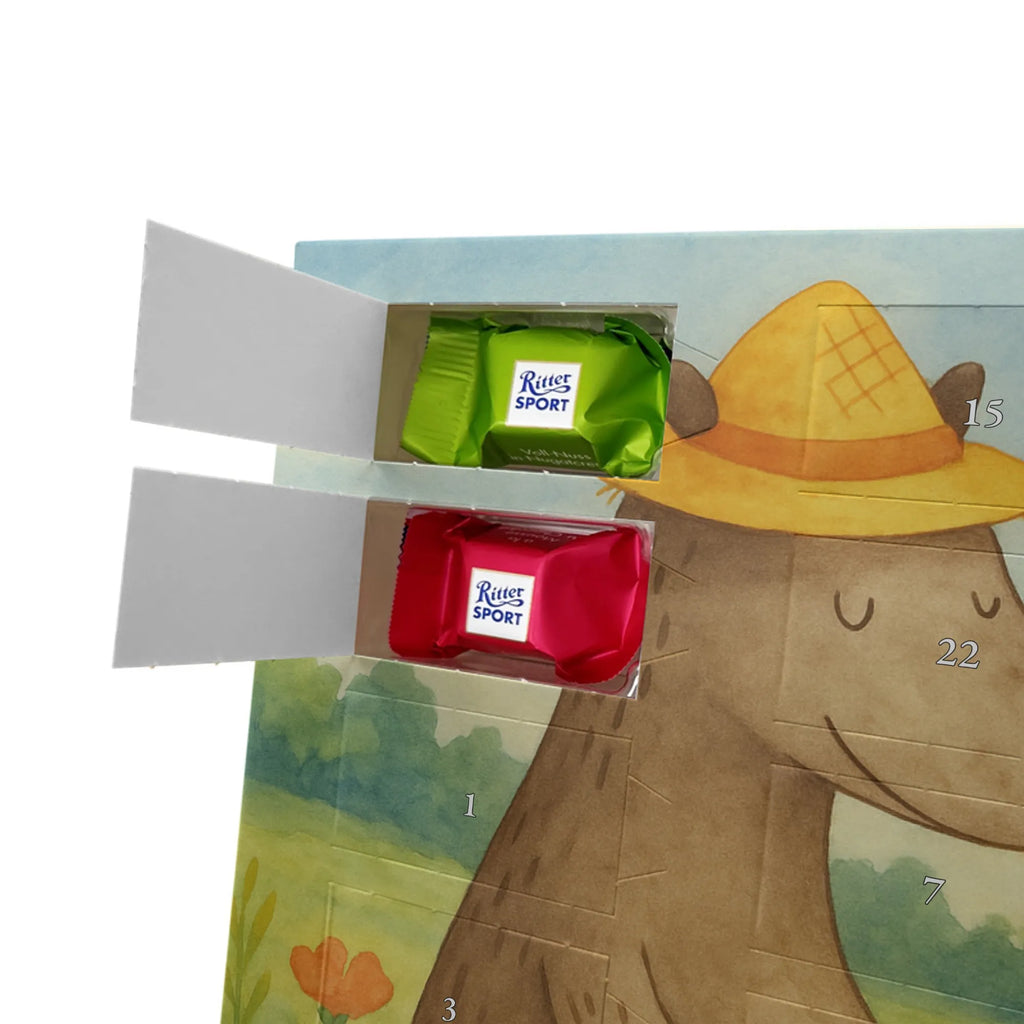 Chocolate advent calendar Bears with hats Design Father's Day, Mother's Day, father, role model, son, sons, children, favourite person, father-son, child, father's day