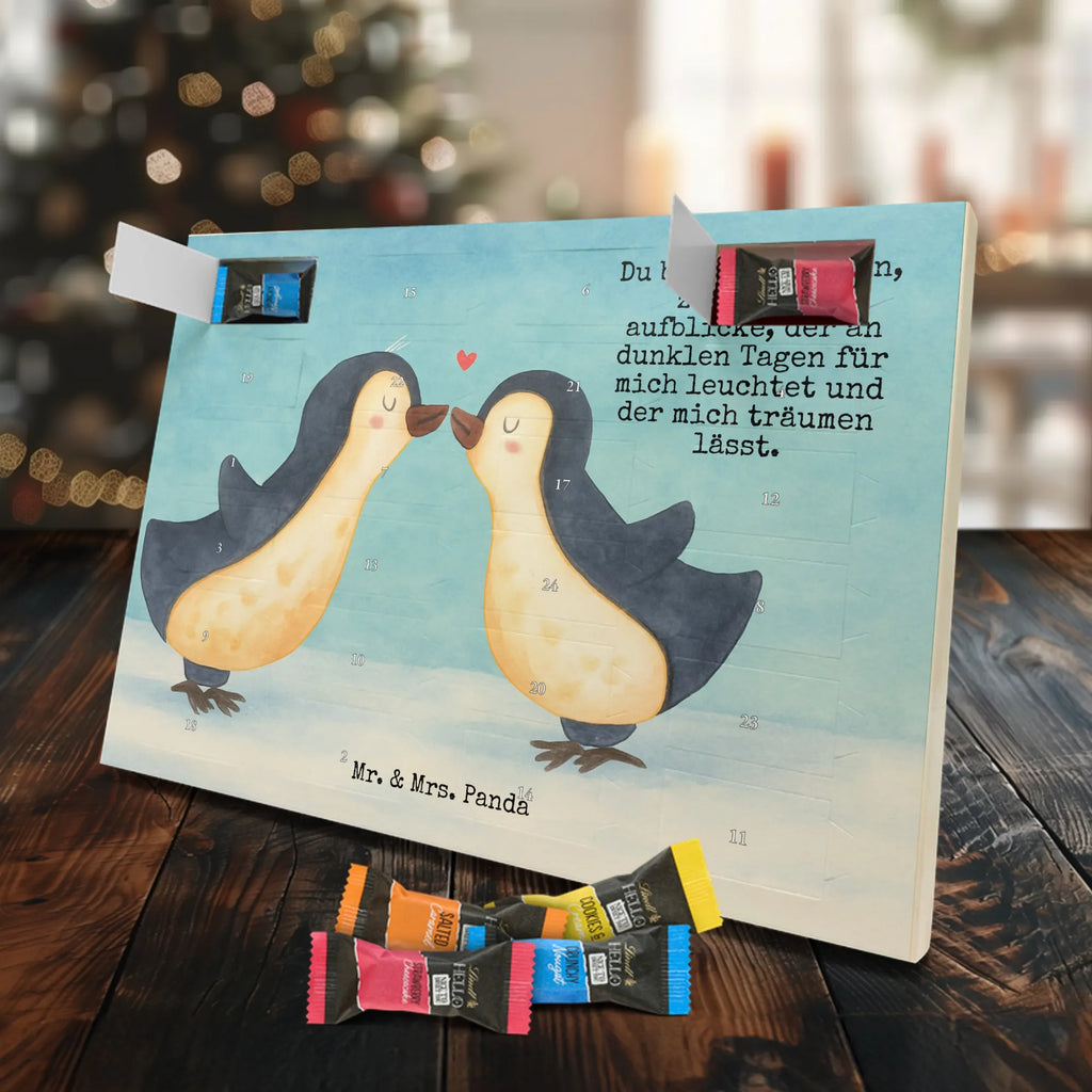 Chocolate advent calendar Penguins in love Design Loving, Two, Together, Marriage, Proposal of marriage, Love gift, gift for her, gift for him, anniversary gift, fiancée, love saying, gift friend, wedding anniversary, proof of love, anniversary, penguins, guest gift, wedding, gift girlfriend, couple. love couple, fiancé, gift anniversary, pair, gift idea, penguin love, pair of penguins