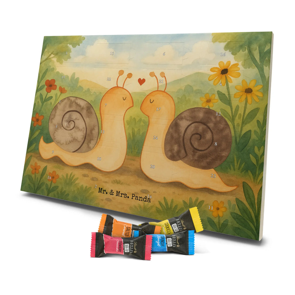 Chocolate advent calendar Snails in love Design Loving, Two, Together, Marriage, Proposal of marriage, Love gift, gift for her, gift for him, anniversary gift