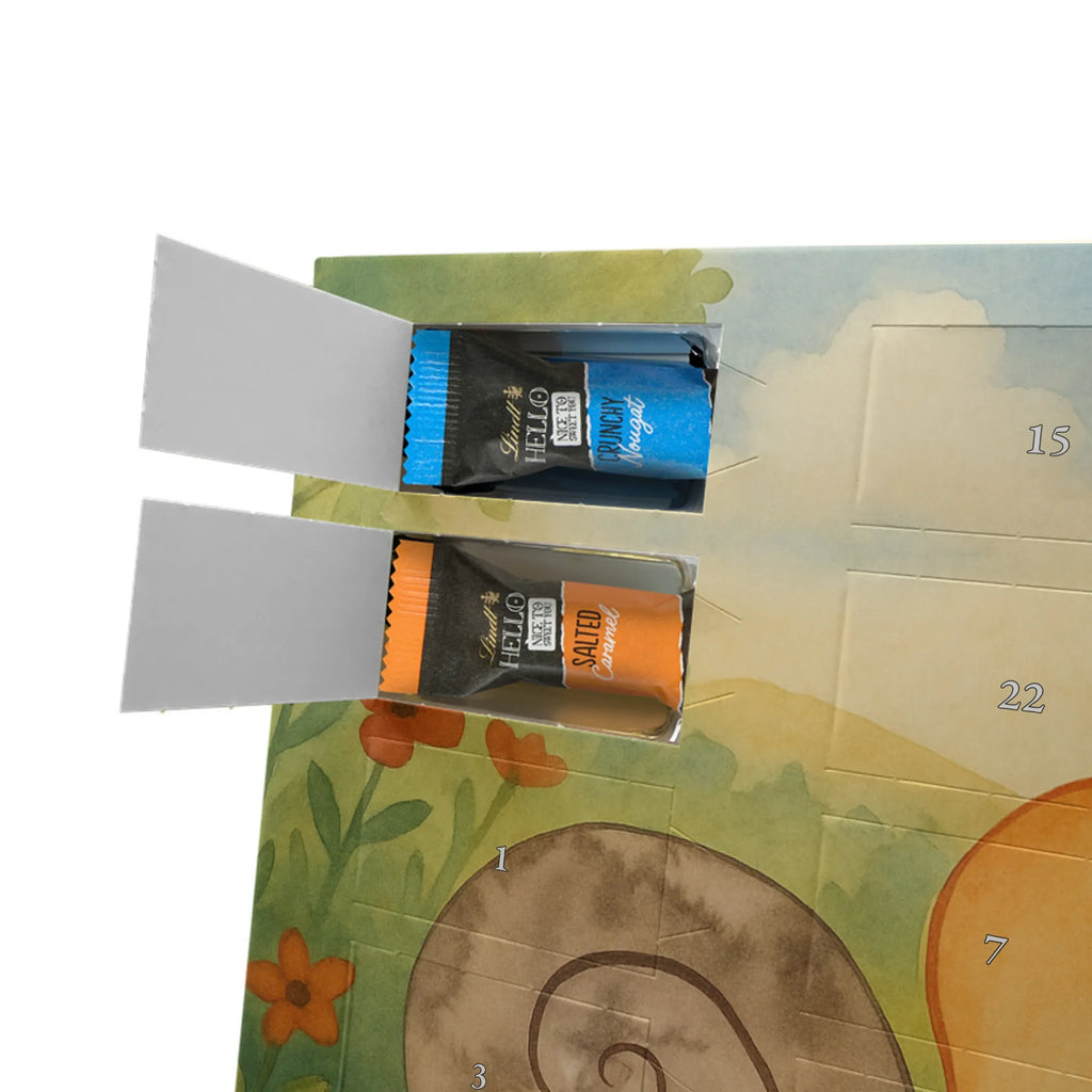 Chocolate advent calendar Snails in love Design Loving, Two, Together, Marriage, Proposal of marriage, Love gift, gift for her, gift for him, anniversary gift