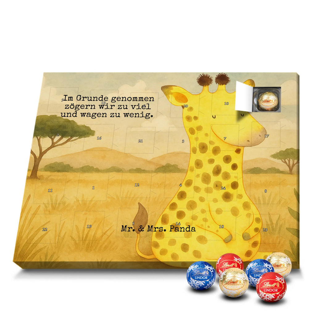 Chocolate advent calendar giraffe Satisfied Design Africa, Adventure