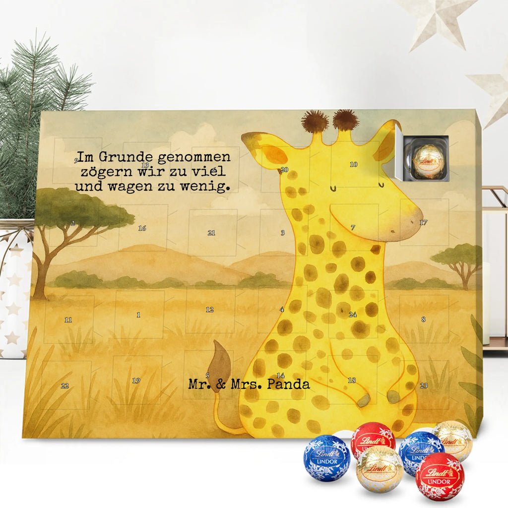 Chocolate advent calendar giraffe Satisfied Design Africa, Adventure