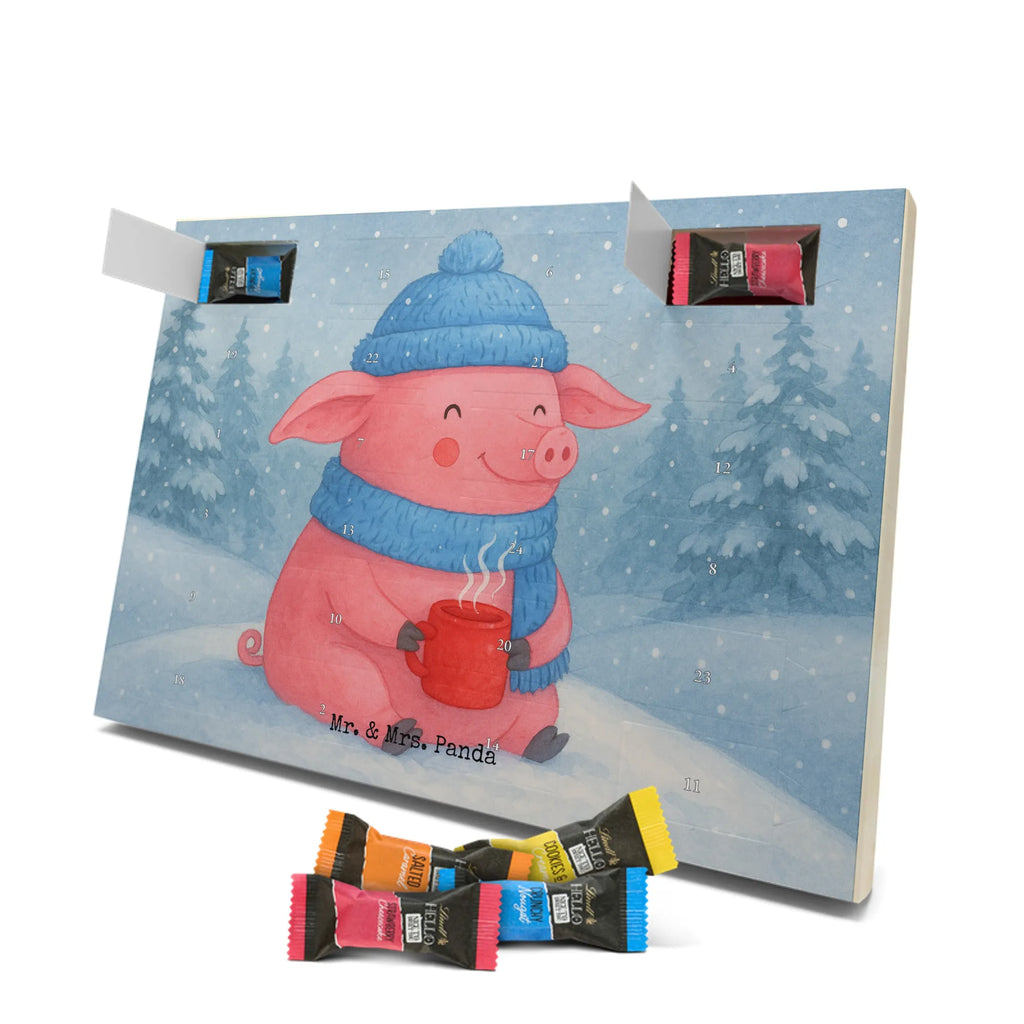 Chocolate advent calendar Pig Mulled wine Design Christmas time, snow, mulled wine, mulled pig, Christmas market, punch