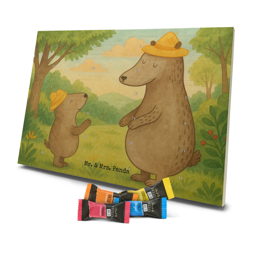 Chocolate advent calendar Bears with hats Design Father's Day, Mother's Day, father, role model, son, sons, children, favourite person, father-son, child, father's day