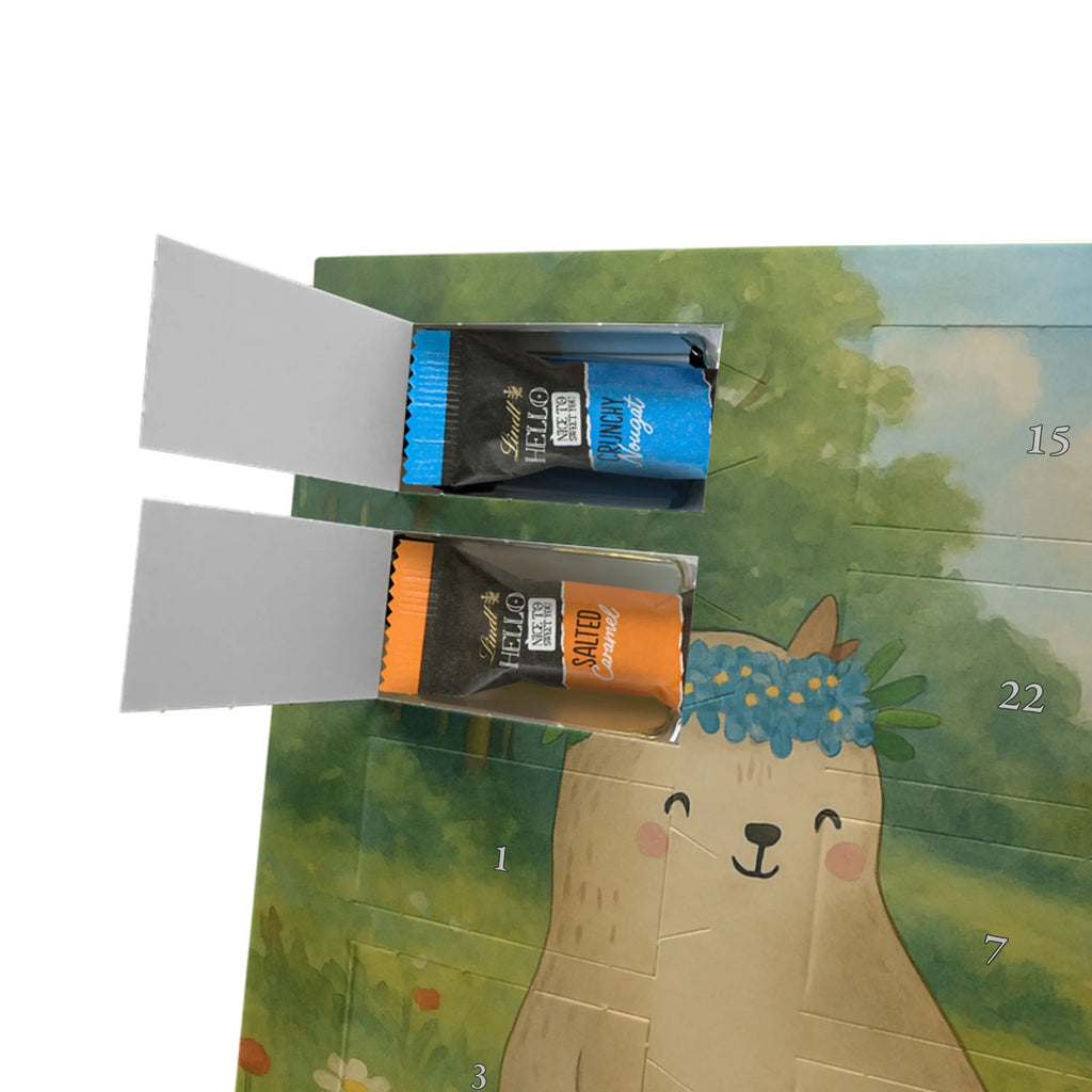 Chocolate advent calendar Bears with flower crown Design Father's Day, Mother's Day, favorite person, gift mommy. mother's day, daughter, daughters, best mommy, world best mommy, bears, favorite mommy, children, role model, child