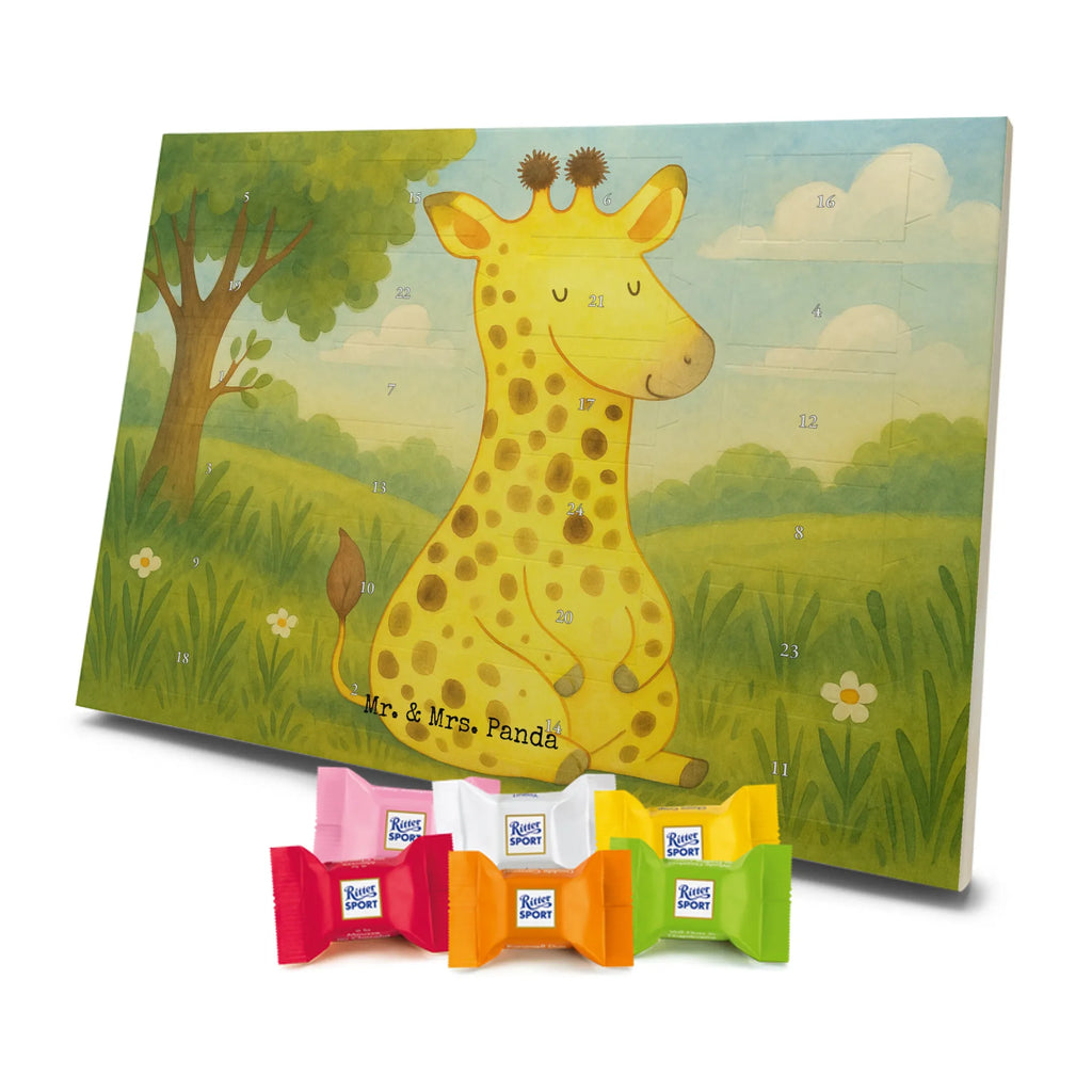 Chocolate advent calendar giraffe Satisfied Design Africa, Adventure