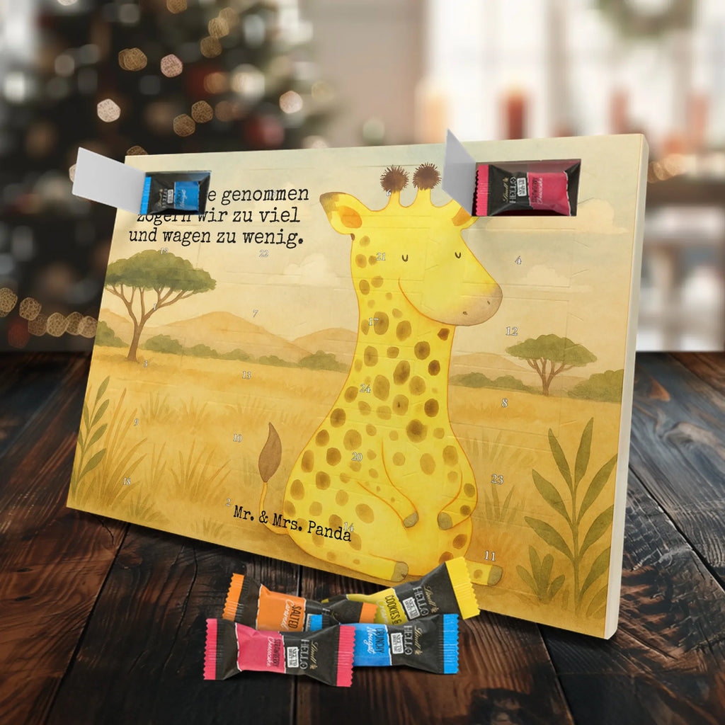 Chocolate advent calendar giraffe Satisfied Design Africa, Adventure