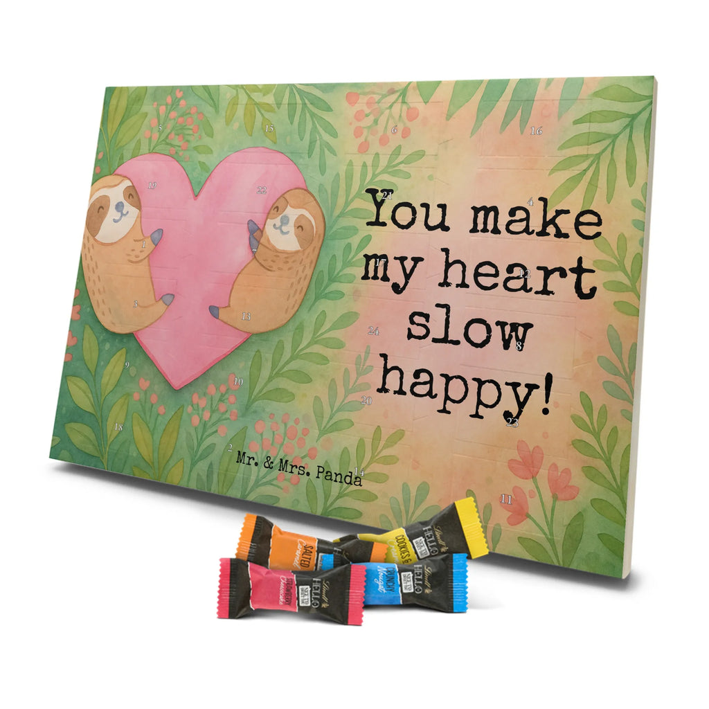 Chocolate advent calendar sloths Heart Design Loving, Two, Together, Marriage, Proposal of marriage, Love gift, gift for her, gift for him, anniversary gift, Valentine&#39;s Day Gift for Women Love Gift Anniversary Wedding Anniversary Party Favor Gift for Girlfriend Gift for Partner Boyfriend Gift Token of Love for Men for Husband