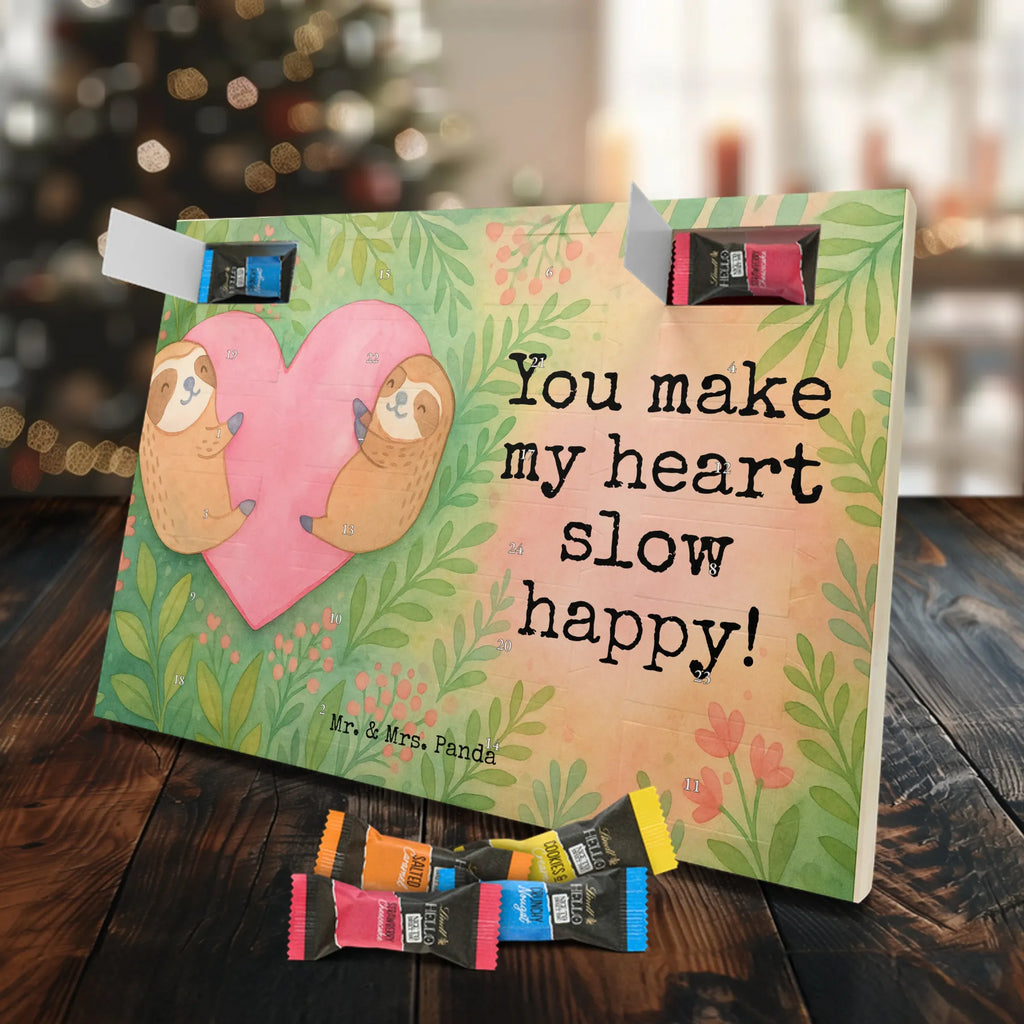 Chocolate advent calendar sloths Heart Design Loving, Two, Together, Marriage, Proposal of marriage, Love gift, gift for her, gift for him, anniversary gift, Valentine&#39;s Day Gift for Women Love Gift Anniversary Wedding Anniversary Party Favor Gift for Girlfriend Gift for Partner Boyfriend Gift Token of Love for Men for Husband