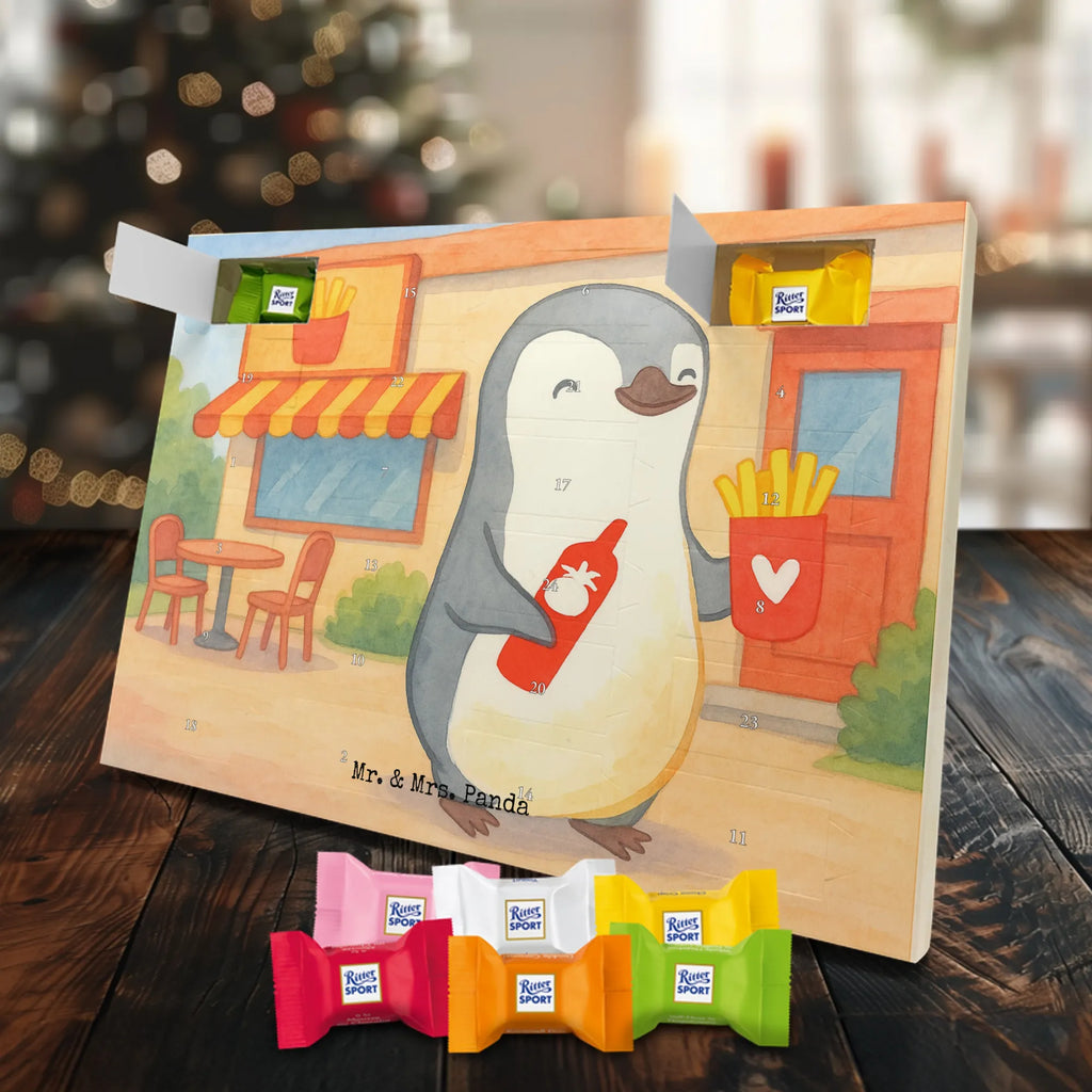 Chocolate advent calendar penguin French fries Design Loving, Two, Together, Marriage, Proposal of marriage, Love gift, gift for her, gift for him, anniversary gift, Valentine&#39;s Day Gift for Women Love Gift Anniversary Wedding Anniversary Party Favor Gift for Girlfriend Gift for Partner Boyfriend Gift Token of Love for Men for Husband
