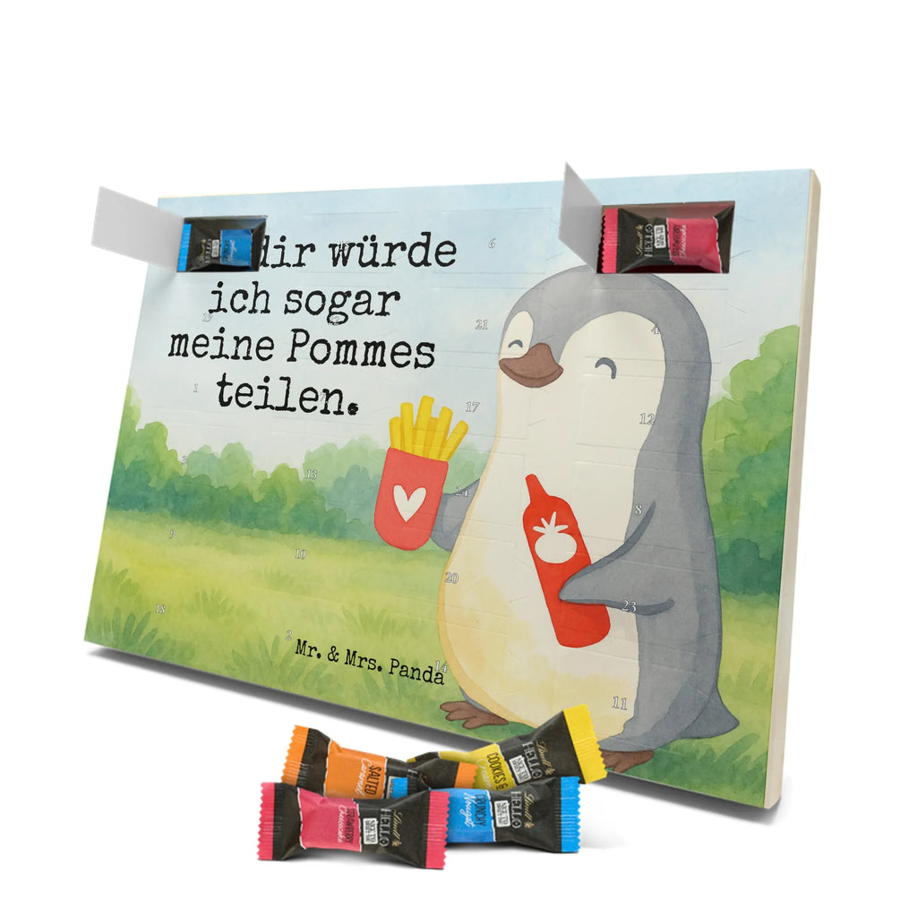 Chocolate advent calendar penguin French fries Design Loving, Two, Together, Marriage, Proposal of marriage, Love gift, gift for her, gift for him, anniversary gift, Valentine&#39;s Day Gift for Women Love Gift Anniversary Wedding Anniversary Party Favor Gift for Girlfriend Gift for Partner Boyfriend Gift Token of Love for Men for Husband