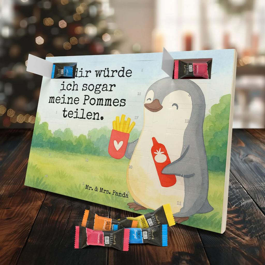 Chocolate advent calendar penguin French fries Design Loving, Two, Together, Marriage, Proposal of marriage, Love gift, gift for her, gift for him, anniversary gift, Valentine&#39;s Day Gift for Women Love Gift Anniversary Wedding Anniversary Party Favor Gift for Girlfriend Gift for Partner Boyfriend Gift Token of Love for Men for Husband