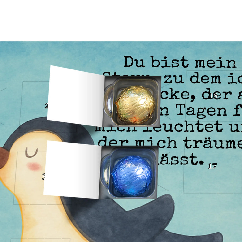 Chocolate advent calendar Penguins in love Design Loving, Two, Together, Marriage, Proposal of marriage, Love gift, gift for her, gift for him, anniversary gift, fiancée, love saying, gift friend, wedding anniversary, proof of love, anniversary, penguins, guest gift, wedding, gift girlfriend, couple. love couple, fiancé, gift anniversary, pair, gift idea, penguin love, pair of penguins