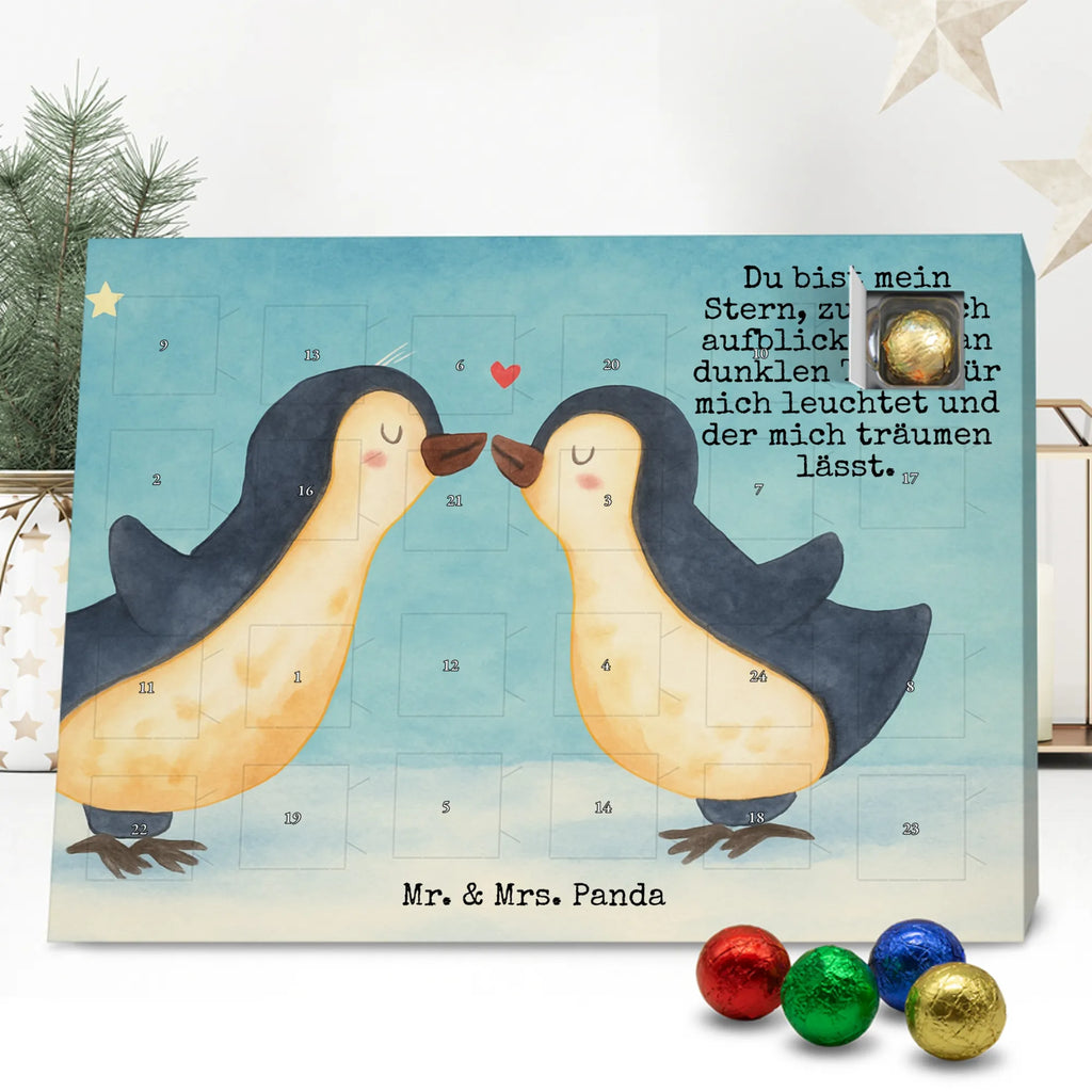 Chocolate advent calendar Penguins in love Design Loving, Two, Together, Marriage, Proposal of marriage, Love gift, gift for her, gift for him, anniversary gift, fiancée, love saying, gift friend, wedding anniversary, proof of love, anniversary, penguins, guest gift, wedding, gift girlfriend, couple. love couple, fiancé, gift anniversary, pair, gift idea, penguin love, pair of penguins