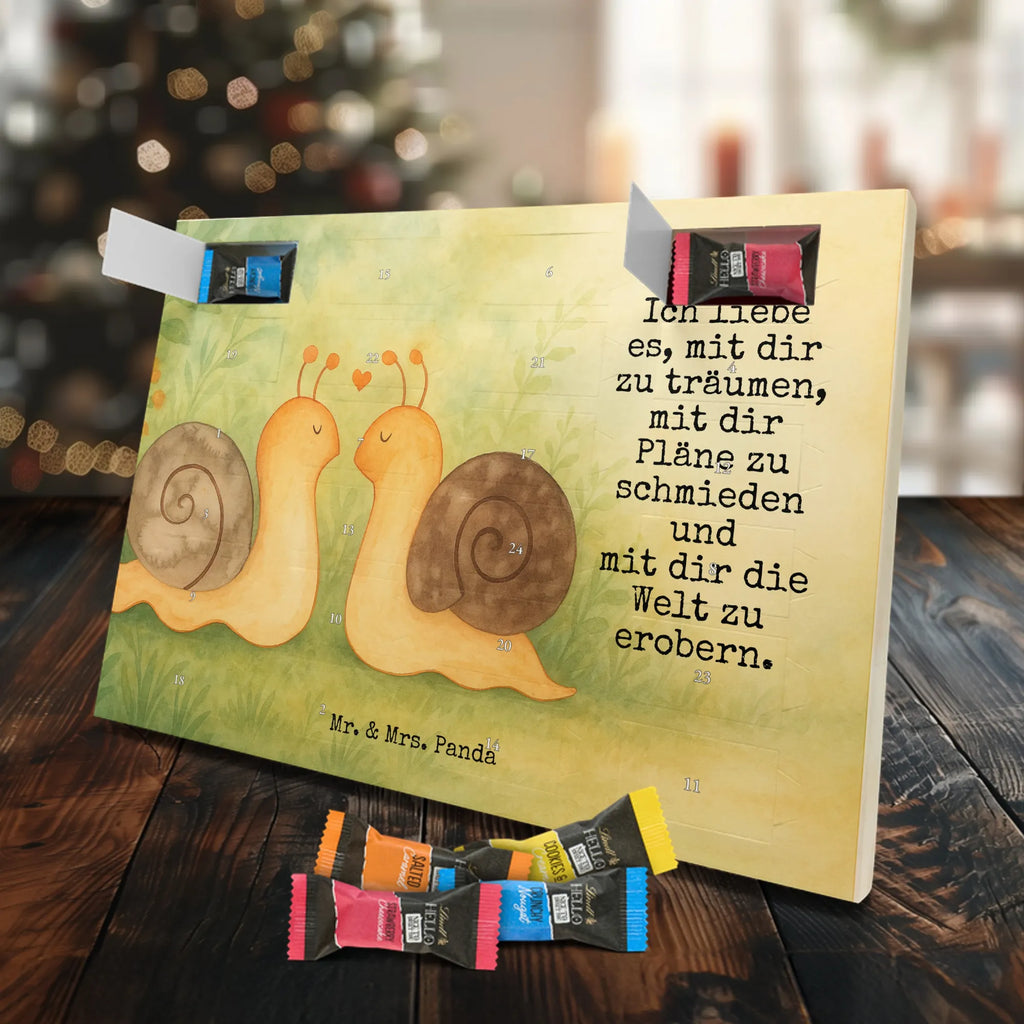 Chocolate advent calendar Snails in love Design Loving, Two, Together, Marriage, Proposal of marriage, Love gift, gift for her, gift for him, anniversary gift