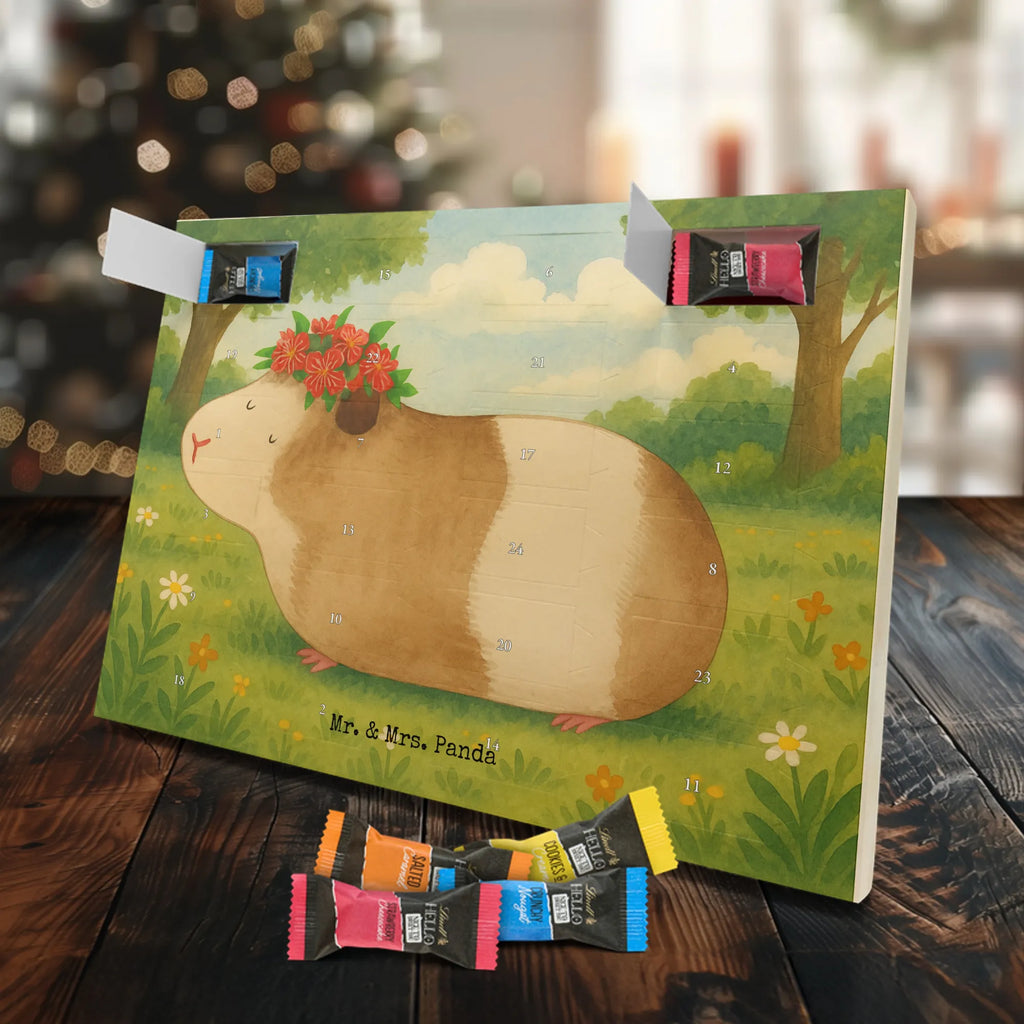 Chocolate advent calendar Guinea pig wisdom Design card, gift ideas, gifts, small animals, cute, cute animal motives, hand drawn, funny sayings, good mood, special gifts, animal lover, wonderland, saying, wisdom, reality, flower child, guinea pig, wonder