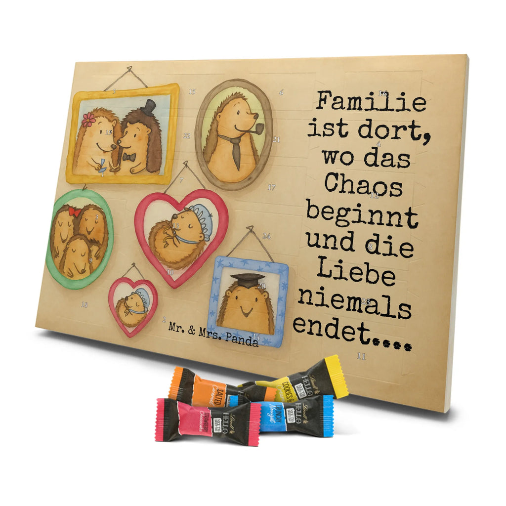 Chocolate advent calendar Hedgehog family Design Father's Day, Mother's Day, hedgehogs, mum, pictures, solidarity