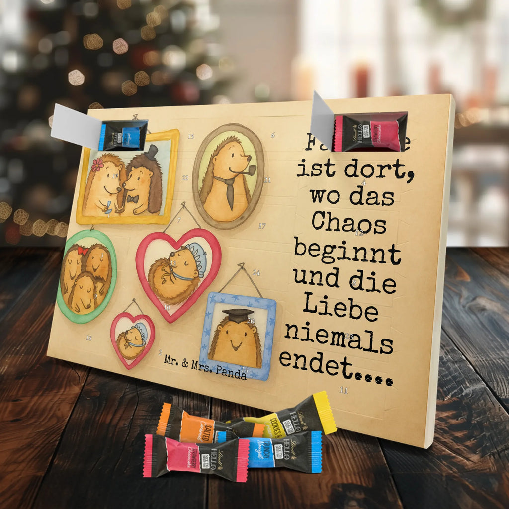 Chocolate advent calendar Hedgehog family Design Father's Day, Mother's Day, hedgehogs, mum, pictures, solidarity