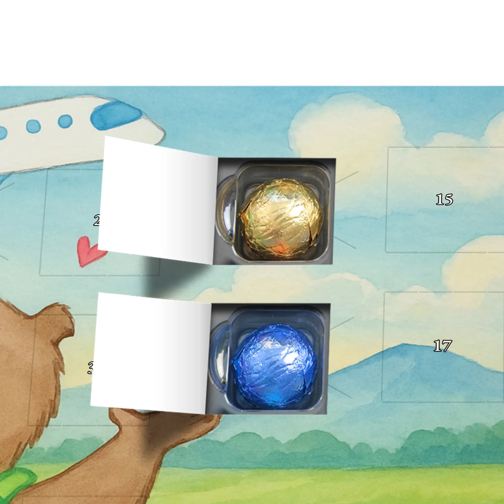 Chocolate advent calendar bear Airplane Design Loving, Two, Together, Marriage, Proposal of marriage, Love gift, gift for her, gift for him, anniversary gift, Valentine&#39;s Day Gift for Women Love Gift Anniversary Wedding Anniversary Party Favor Gift for Girlfriend Gift for Partner Boyfriend Gift Token of Love for Men for Husband