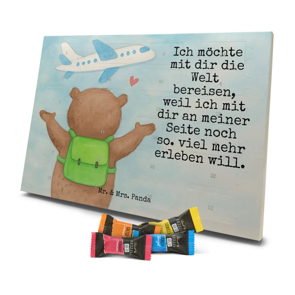 Chocolate advent calendar bear Airplane Design Loving, Two, Together, Marriage, Proposal of marriage, Love gift, gift for her, gift for him, anniversary gift, Valentine&#39;s Day Gift for Women Love Gift Anniversary Wedding Anniversary Party Favor Gift for Girlfriend Gift for Partner Boyfriend Gift Token of Love for Men for Husband