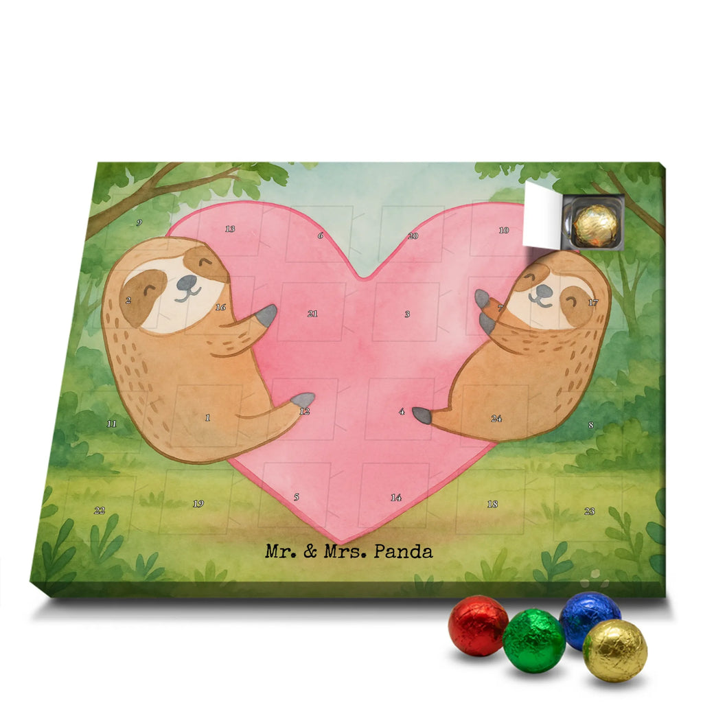 Chocolate advent calendar sloths Heart Design Loving, Two, Together, Marriage, Proposal of marriage, Love gift, gift for her, gift for him, anniversary gift, Valentine&#39;s Day Gift for Women Love Gift Anniversary Wedding Anniversary Party Favor Gift for Girlfriend Gift for Partner Boyfriend Gift Token of Love for Men for Husband
