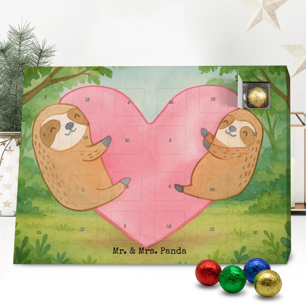 Chocolate advent calendar sloths Heart Design Loving, Two, Together, Marriage, Proposal of marriage, Love gift, gift for her, gift for him, anniversary gift, Valentine&#39;s Day Gift for Women Love Gift Anniversary Wedding Anniversary Party Favor Gift for Girlfriend Gift for Partner Boyfriend Gift Token of Love for Men for Husband