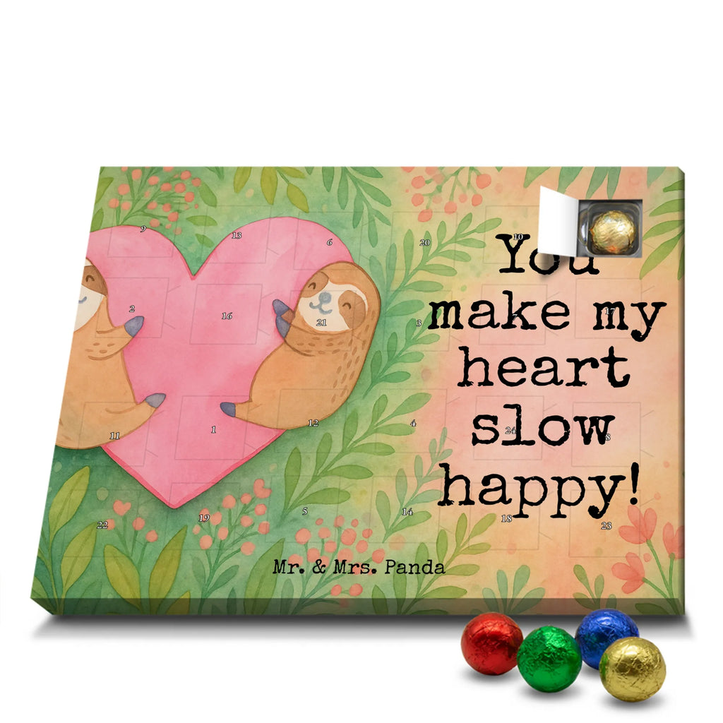 Chocolate advent calendar sloths Heart Design Loving, Two, Together, Marriage, Proposal of marriage, Love gift, gift for her, gift for him, anniversary gift, Valentine&#39;s Day Gift for Women Love Gift Anniversary Wedding Anniversary Party Favor Gift for Girlfriend Gift for Partner Boyfriend Gift Token of Love for Men for Husband