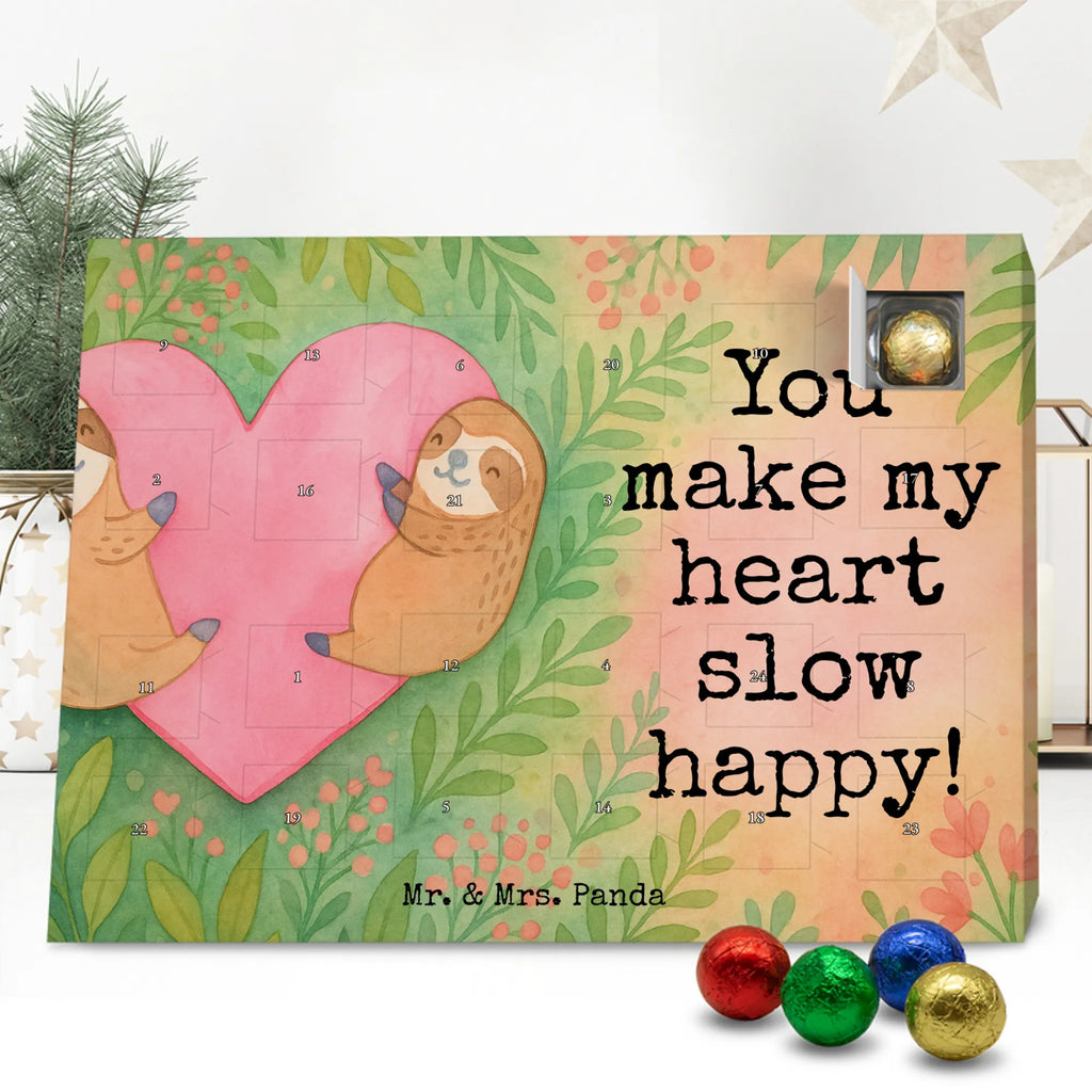 Chocolate advent calendar sloths Heart Design Loving, Two, Together, Marriage, Proposal of marriage, Love gift, gift for her, gift for him, anniversary gift, Valentine&#39;s Day Gift for Women Love Gift Anniversary Wedding Anniversary Party Favor Gift for Girlfriend Gift for Partner Boyfriend Gift Token of Love for Men for Husband