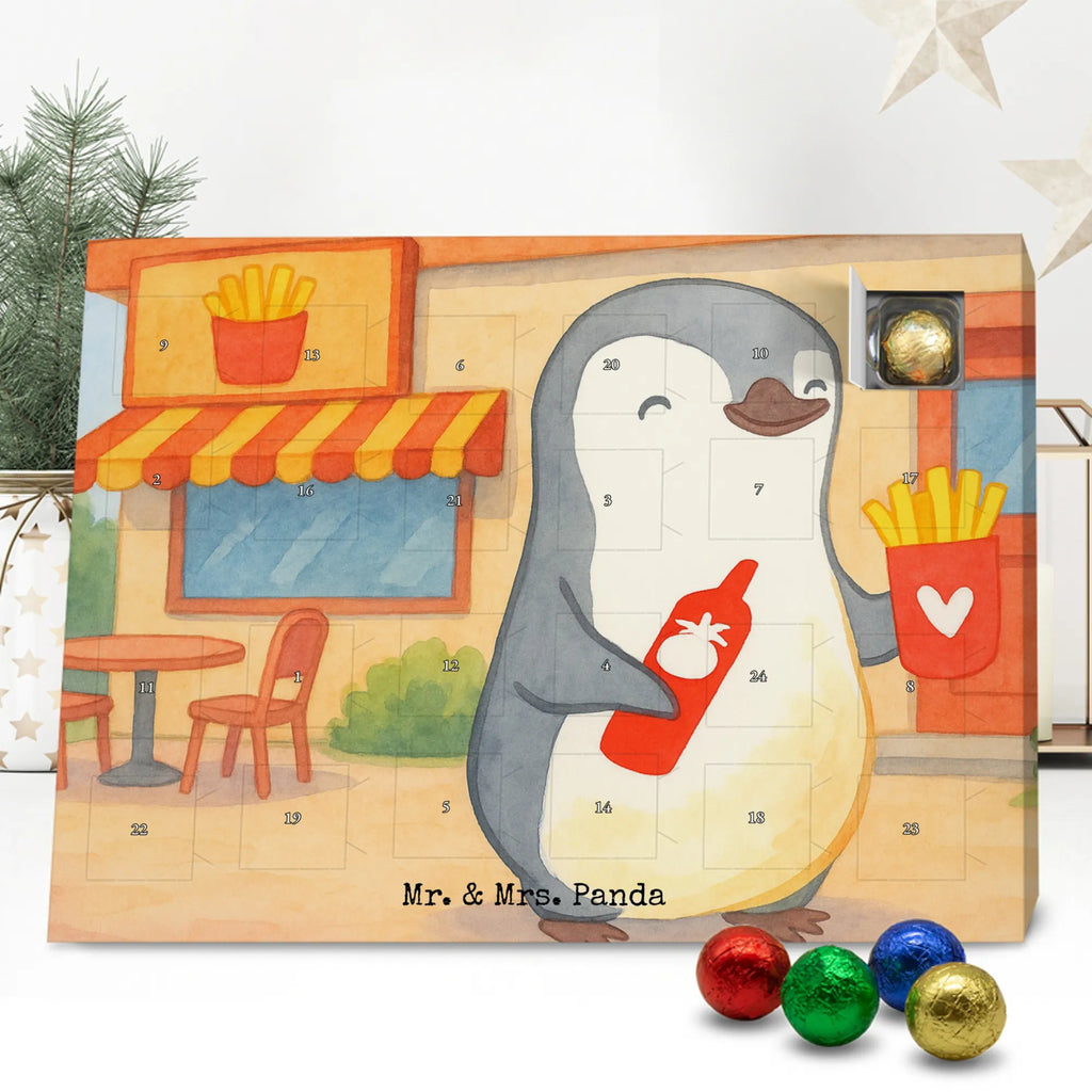 Chocolate advent calendar penguin French fries Design Loving, Two, Together, Marriage, Proposal of marriage, Love gift, gift for her, gift for him, anniversary gift, Valentine&#39;s Day Gift for Women Love Gift Anniversary Wedding Anniversary Party Favor Gift for Girlfriend Gift for Partner Boyfriend Gift Token of Love for Men for Husband