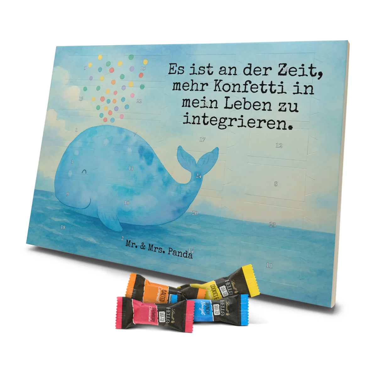 Schoko Adventskalender Wal Konfetti Design|p:1970995|h:88d557934cd9834cdade965b5201b01c