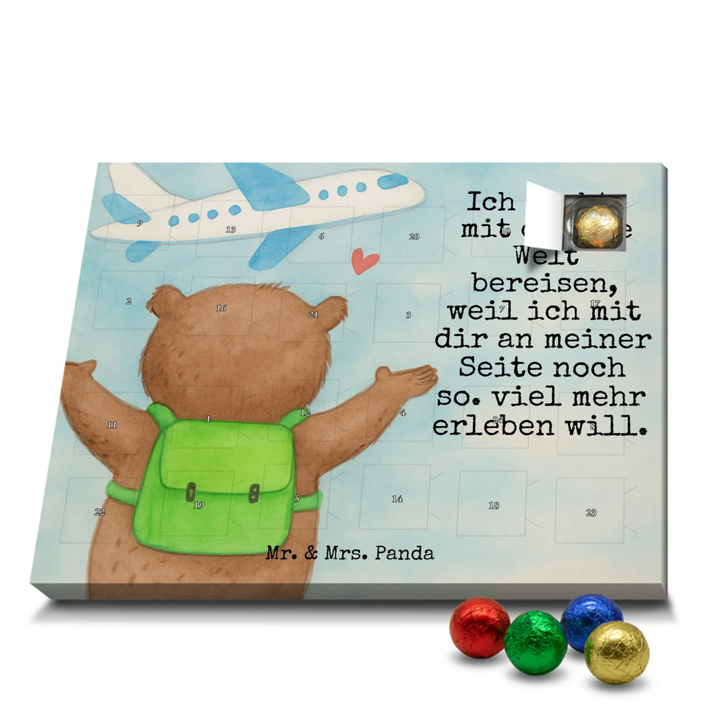 Chocolate advent calendar bear Airplane Design Loving, Two, Together, Marriage, Proposal of marriage, Love gift, gift for her, gift for him, anniversary gift, Valentine&#39;s Day Gift for Women Love Gift Anniversary Wedding Anniversary Party Favor Gift for Girlfriend Gift for Partner Boyfriend Gift Token of Love for Men for Husband