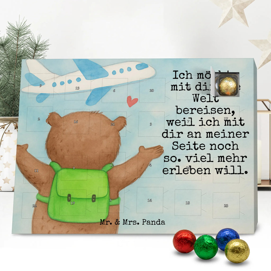 Chocolate advent calendar bear Airplane Design Loving, Two, Together, Marriage, Proposal of marriage, Love gift, gift for her, gift for him, anniversary gift, Valentine&#39;s Day Gift for Women Love Gift Anniversary Wedding Anniversary Party Favor Gift for Girlfriend Gift for Partner Boyfriend Gift Token of Love for Men for Husband