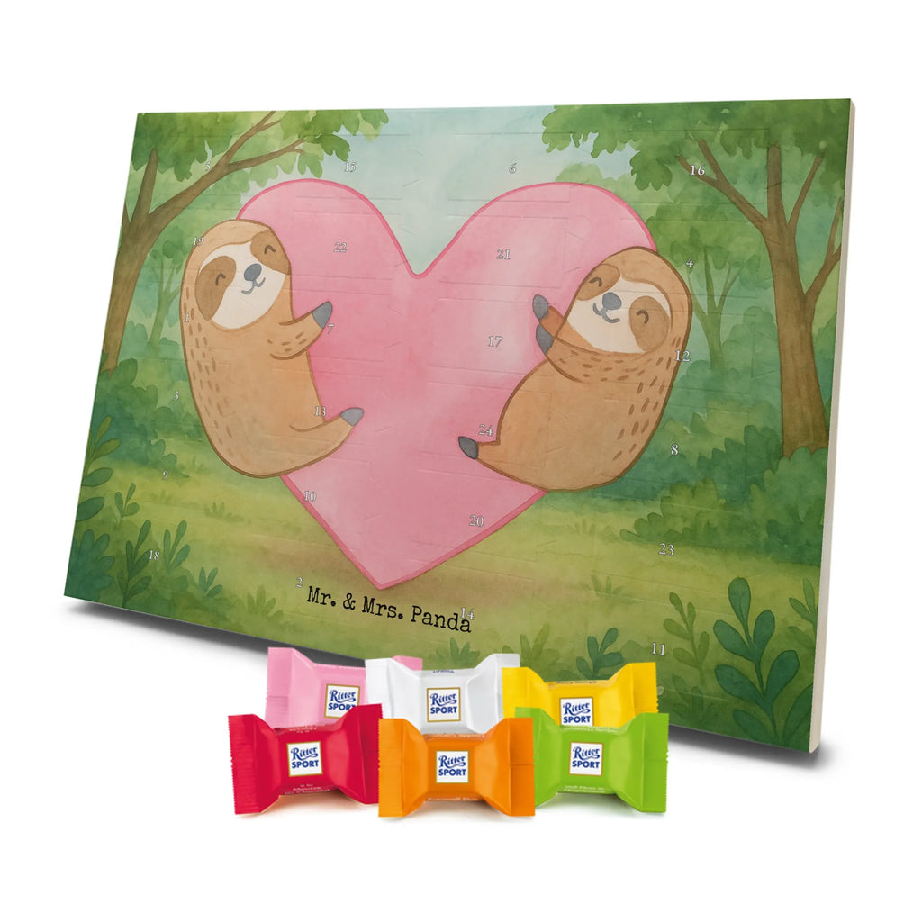 Chocolate advent calendar sloths Heart Design Loving, Two, Together, Marriage, Proposal of marriage, Love gift, gift for her, gift for him, anniversary gift, Valentine&#39;s Day Gift for Women Love Gift Anniversary Wedding Anniversary Party Favor Gift for Girlfriend Gift for Partner Boyfriend Gift Token of Love for Men for Husband