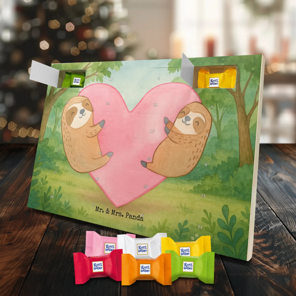 Chocolate advent calendar sloths Heart Design Loving, Two, Together, Marriage, Proposal of marriage, Love gift, gift for her, gift for him, anniversary gift, Valentine&#39;s Day Gift for Women Love Gift Anniversary Wedding Anniversary Party Favor Gift for Girlfriend Gift for Partner Boyfriend Gift Token of Love for Men for Husband