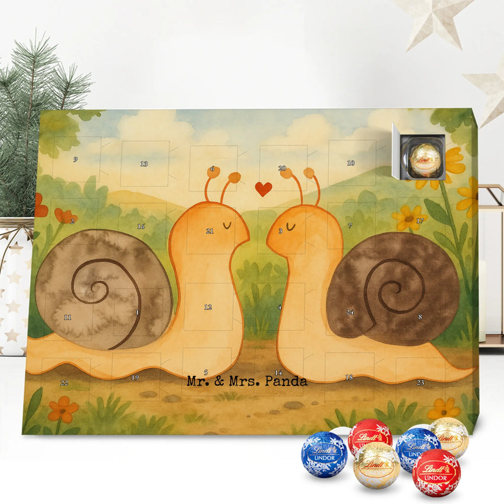 Chocolate advent calendar Snails in love Design Loving, Two, Together, Marriage, Proposal of marriage, Love gift, gift for her, gift for him, anniversary gift