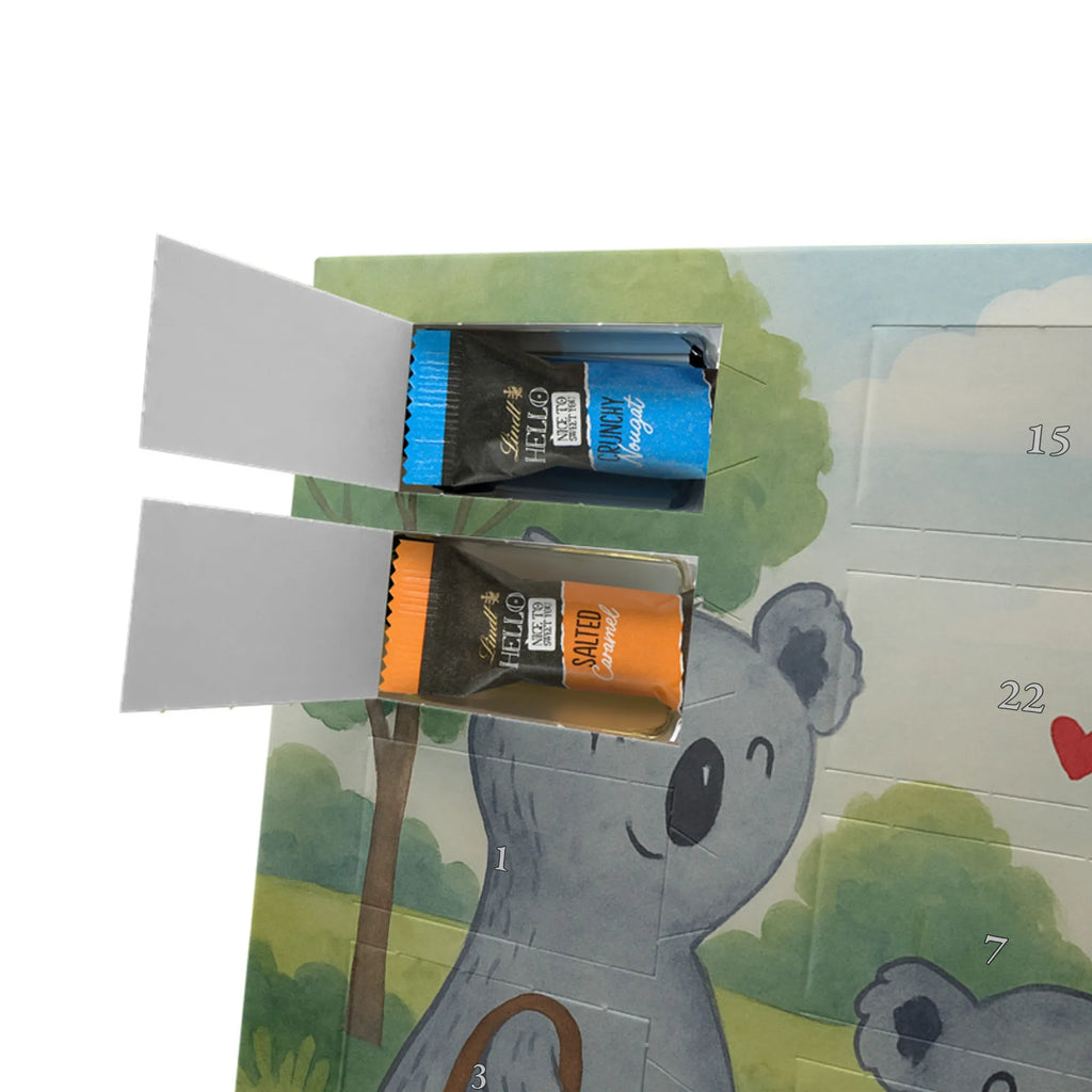 Chocolate advent calendar Koala family with two kids Design Father's Day, Mother's Day, favourite family, family time, koala family, best family, koala bear, family life