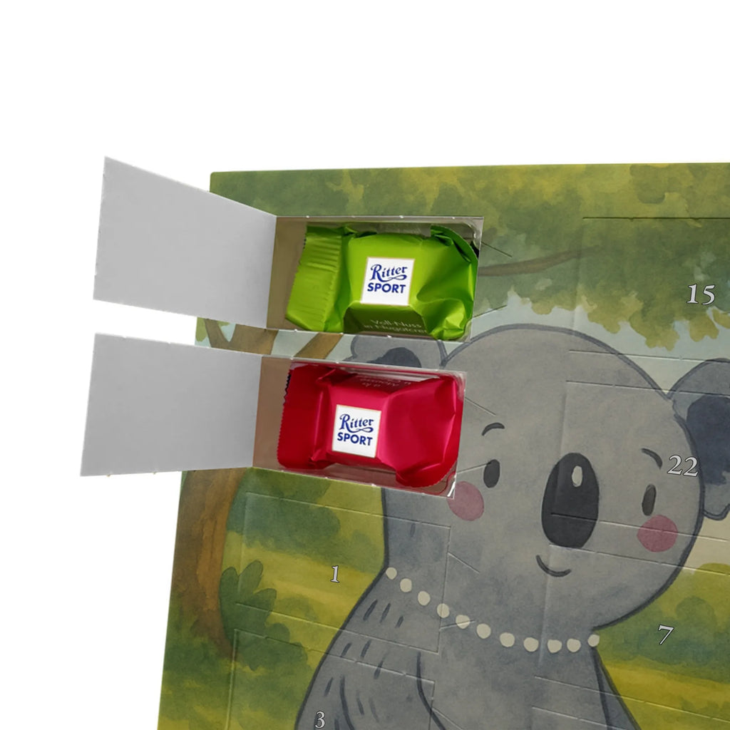 Chocolate advent calendar Koala Family Design Father's Day, Mother's Day, siblings, family life, children