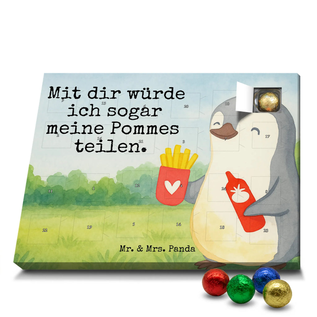 Chocolate advent calendar penguin French fries Design Loving, Two, Together, Marriage, Proposal of marriage, Love gift, gift for her, gift for him, anniversary gift, Valentine&#39;s Day Gift for Women Love Gift Anniversary Wedding Anniversary Party Favor Gift for Girlfriend Gift for Partner Boyfriend Gift Token of Love for Men for Husband